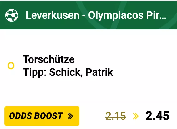 Bayer Leverkusen gegen Olympiakos PirÃ¤us