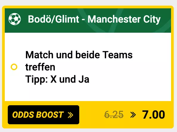FK Bodö/Glimt vs. Manchester City