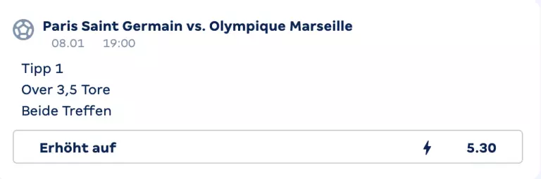 Paris St. Germain vs. Olympique Marseille