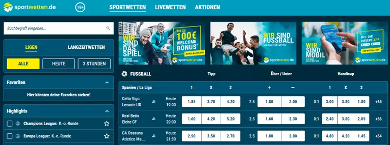 Sportwetten.de Bonus