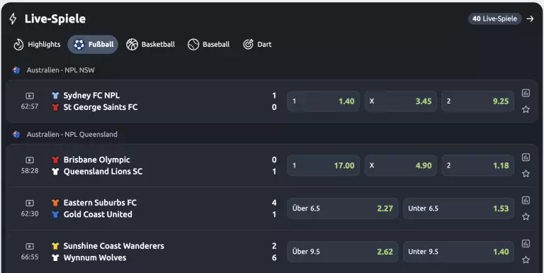 Betano Livewetten