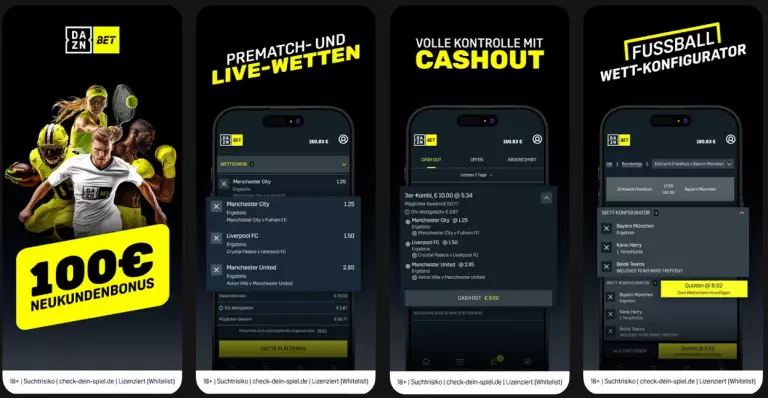daznbet app test