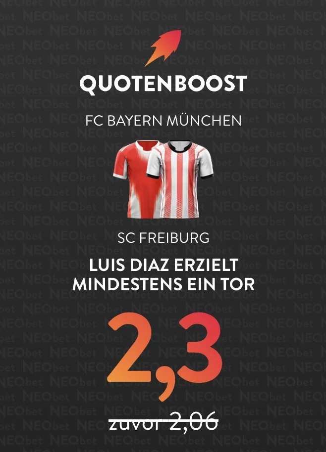 Neben dem Quotenboost bietet NEO.bet zusÃ¤tzlich einen 200% Quotenboost fÃ¼r Neukunden an