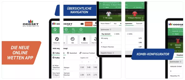 oddset aufmachung