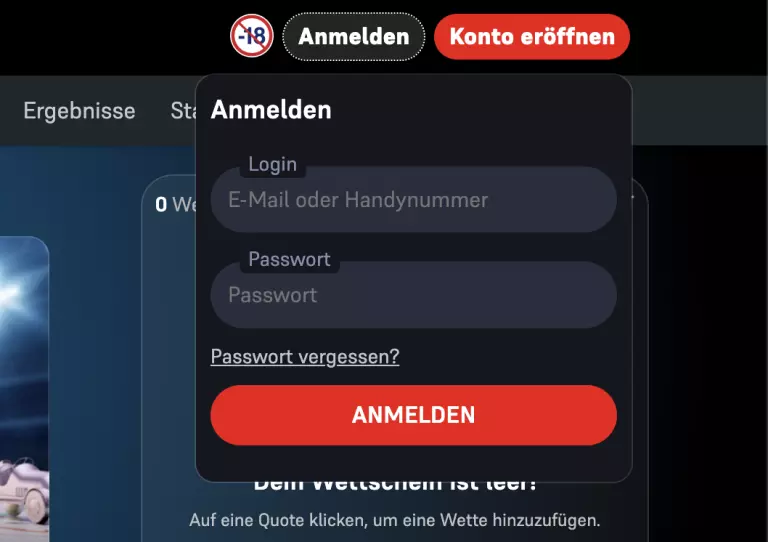 Winamax anmeldung